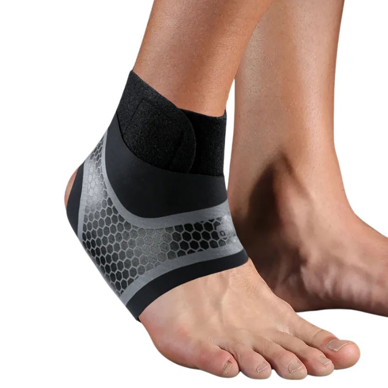 Premium Adjustable Ankle Brace - Compression Support Strap for Pain Relief, Elastic Ankle Guard for Basketball and Sports Activities