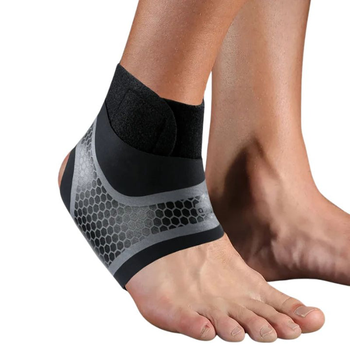 Premium Adjustable Ankle Brace - Compression Support Strap for Pain Relief, Elastic Ankle Guard for Basketball and Sports Activities