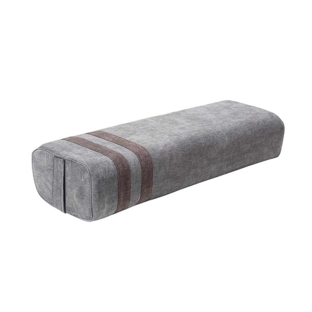 Premium Yoga Bolster Pillow for Restorative Practice – Thick, Ergonomic Design for Comfort & Stability – Suede Fabric with