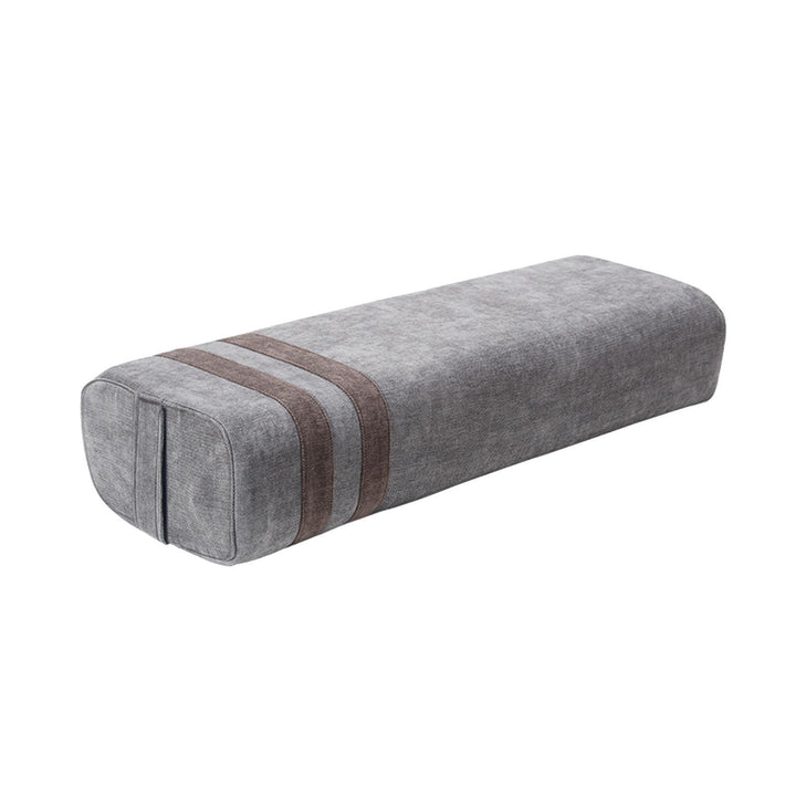 Premium Yoga Bolster Pillow for Restorative Practice – Thick, Ergonomic Design for Comfort & Stability – Suede Fabric with