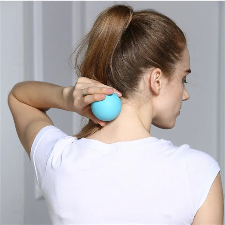 Premium Rubber Massage Ball for Muscle Relaxation, Pain Relief, and Trigger Point Therapy – Lacrosse Fascia Ball for Yoga