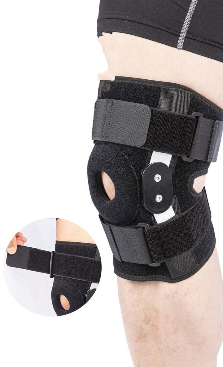 Premium Adjustable Knee Brace for ACL, Meniscus & Ligament Injuries | ROM Hinged Orthopedic Support for Men & Women | Optimal Stability & Comfort