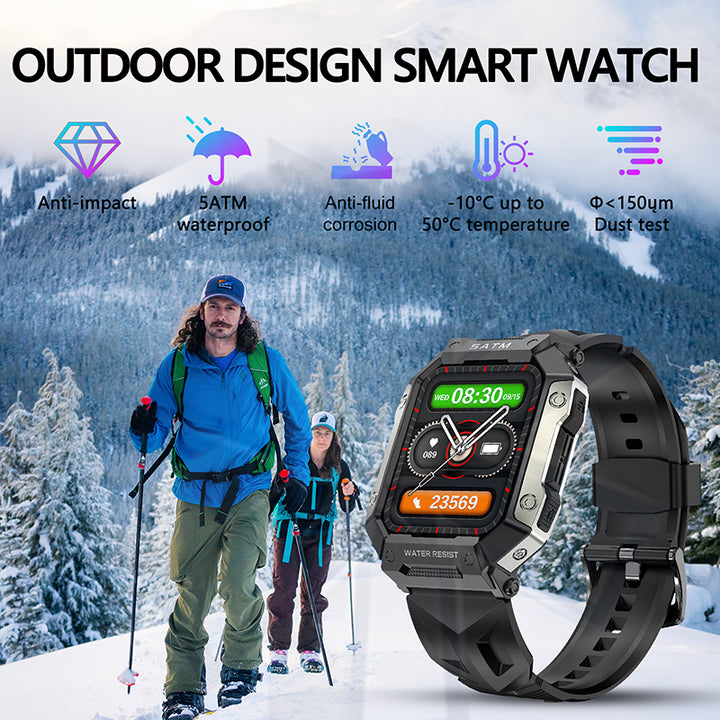 Premium Waterproof Fitness Smartwatch for Men & Women, 1.92" HD Screen, Heart Rate & Blood Oxygen Monitor, Multi-Sport Mode, 