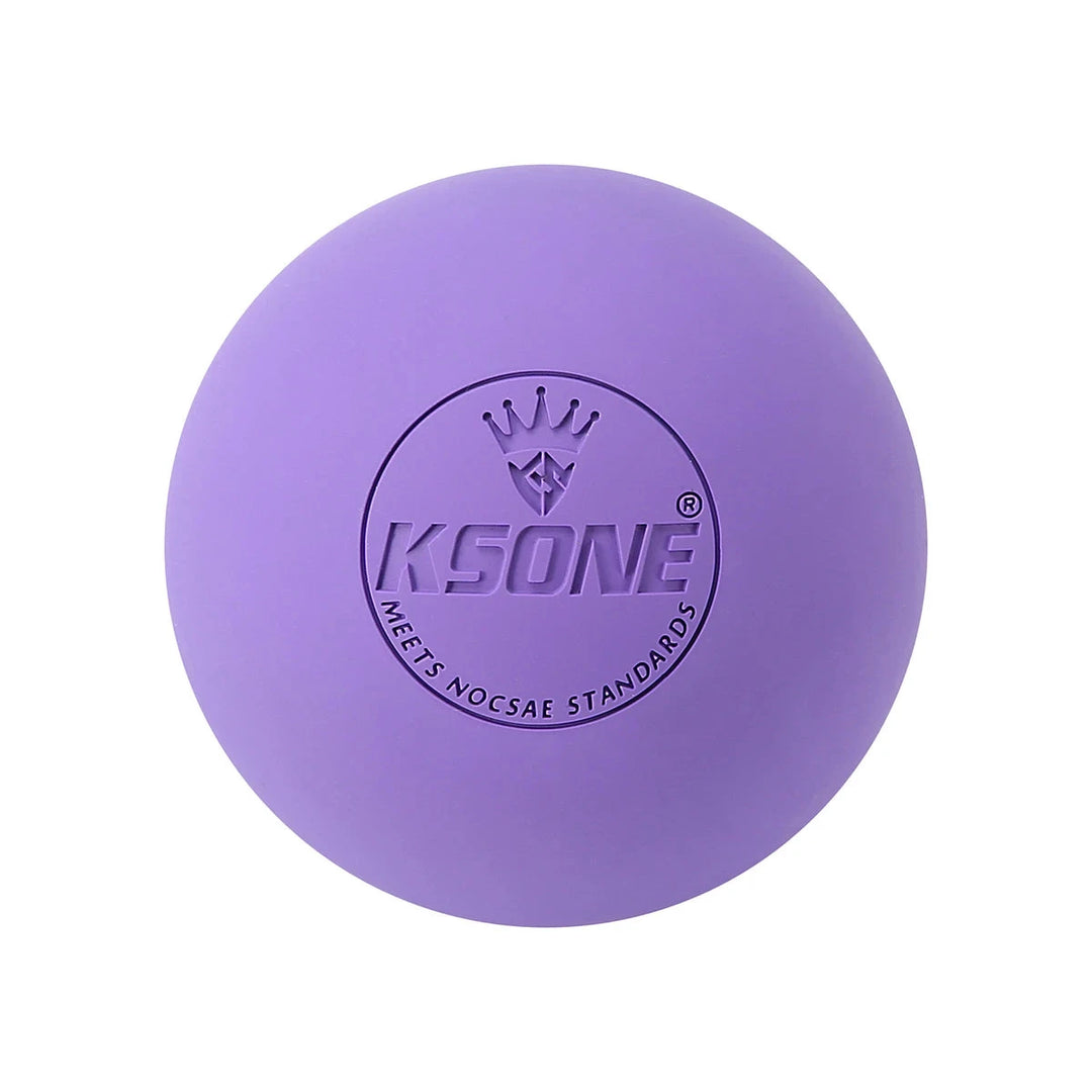 Premium Rubber Massage Ball for Muscle Relaxation, Pain Relief, and Trigger Point Therapy – Lacrosse Fascia Ball for Yoga