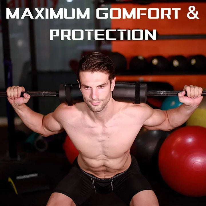 Premium Thick Bar Dumbbell Handles for Weightlifting - Anti-Slip Silicon Grip, Forearm Strength Support, Joint Pain Relief,