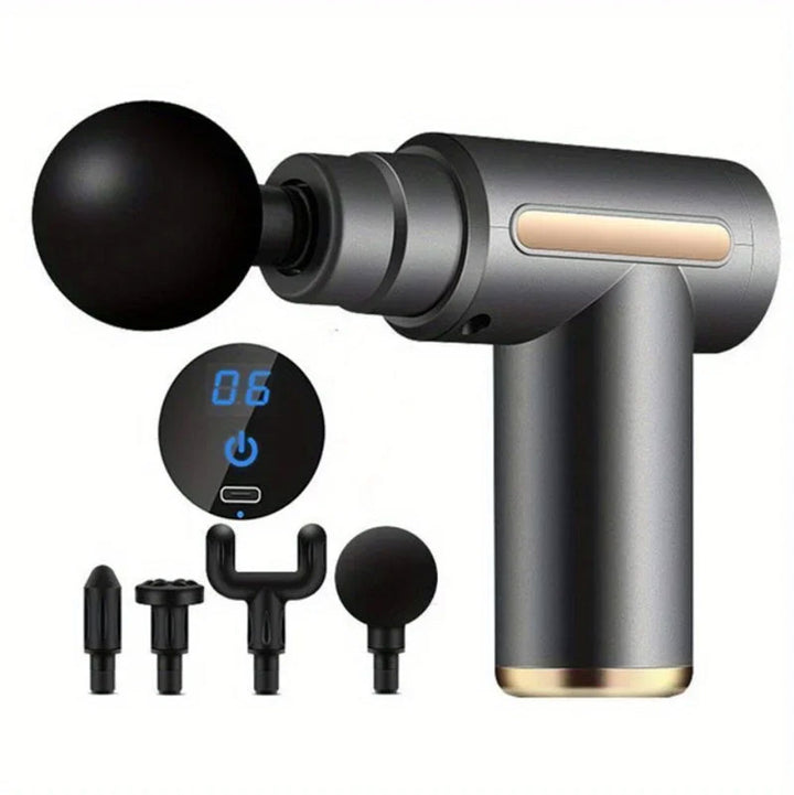 Premium USB Handheld Electric Wand Massager - High Frequency Vibration Deep Tissue Massage Machine for Body, Neck, and Back Pain Relief