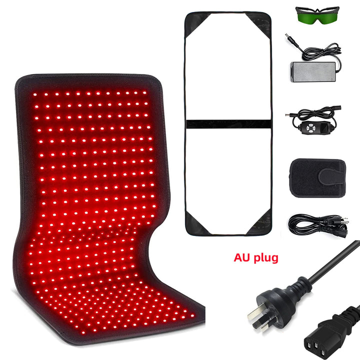 Premium Red & Infrared Therapy Belt - Pain Relief & Slimming LED Pad for Body & Muscle Recovery