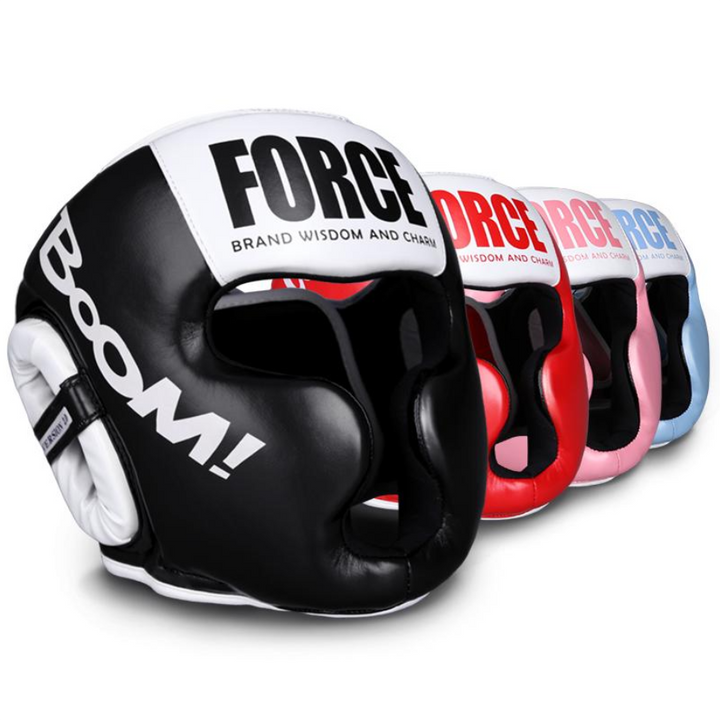 Premium Kickboxing Helmet – MMA Headgear, Karate, Muay Thai, Boxing, Sanda Training Protection for Adults & Kids, Adjustable
