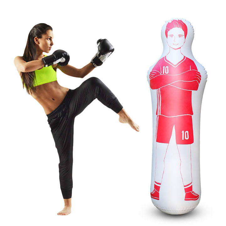 Premium Inflatable Punching Bag – Durable PVC Boxing Dummy for Kids & Adults – Home Gym Fun Activity, Karate & MMA Training –