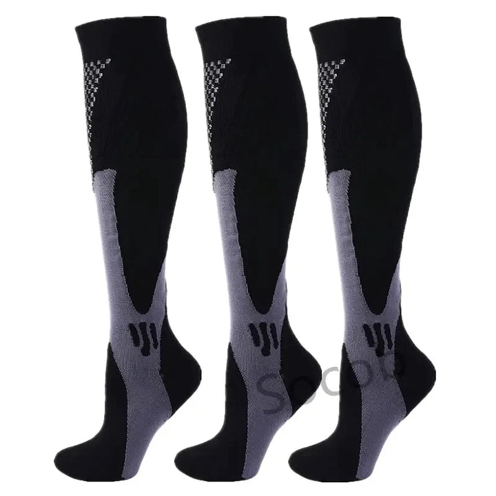 Premium Compression Socks for Men & Women – Elastic Sports, Running, Hiking, Pregnancy & Flight Socks for Varicose Veins, Swollen Legs, Marathon Support