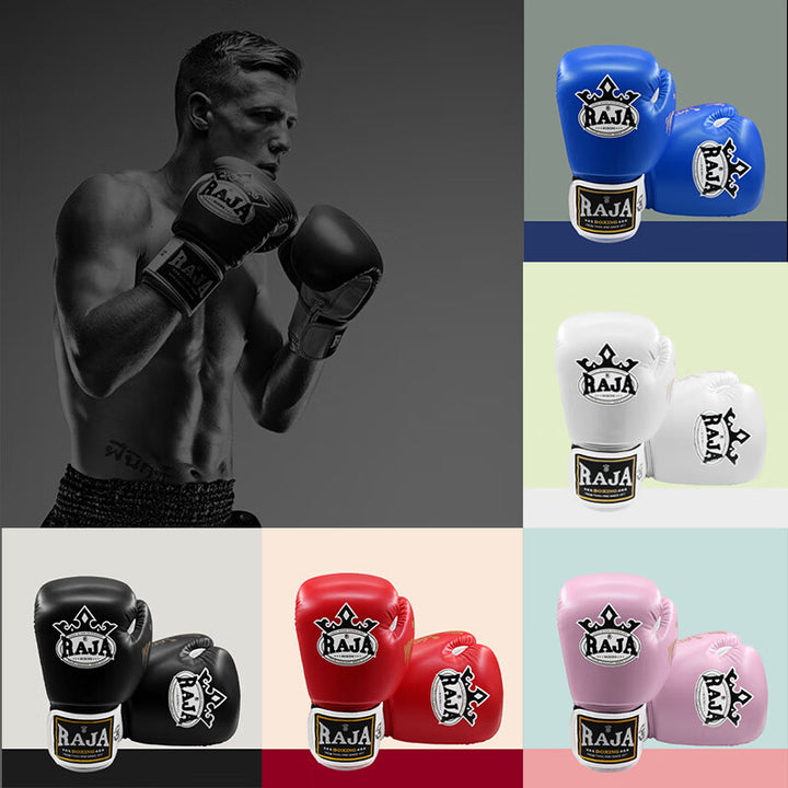 Premium Muay Thai Boxing Gloves – High Quality Kickboxing & MMA Training Gloves for Men, Durable Martial Arts Gear for Combat