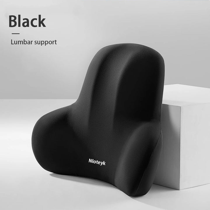 Premium Memory Foam Lumbar Cushion – Ergonomic Back Support for Car, Office, and Gaming Chairs, Postpartum Waist Relief, 