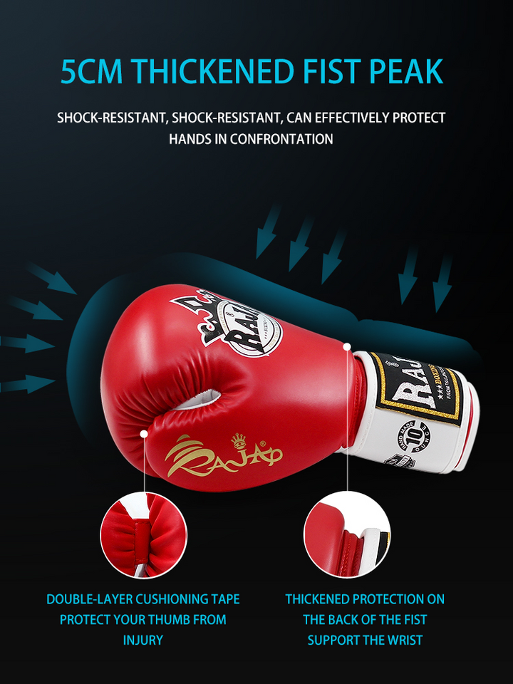 Premium Muay Thai Boxing Gloves – High Quality Kickboxing & MMA Training Gloves for Men, Durable Martial Arts Gear for Combat