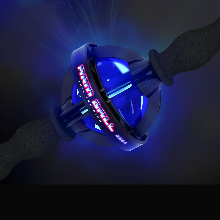 Premium Arm Strength Exerciser – Gyroscope Forearm Trainer with LED Light – Core Trainer for Home Gym Fitness – Powerball Arm