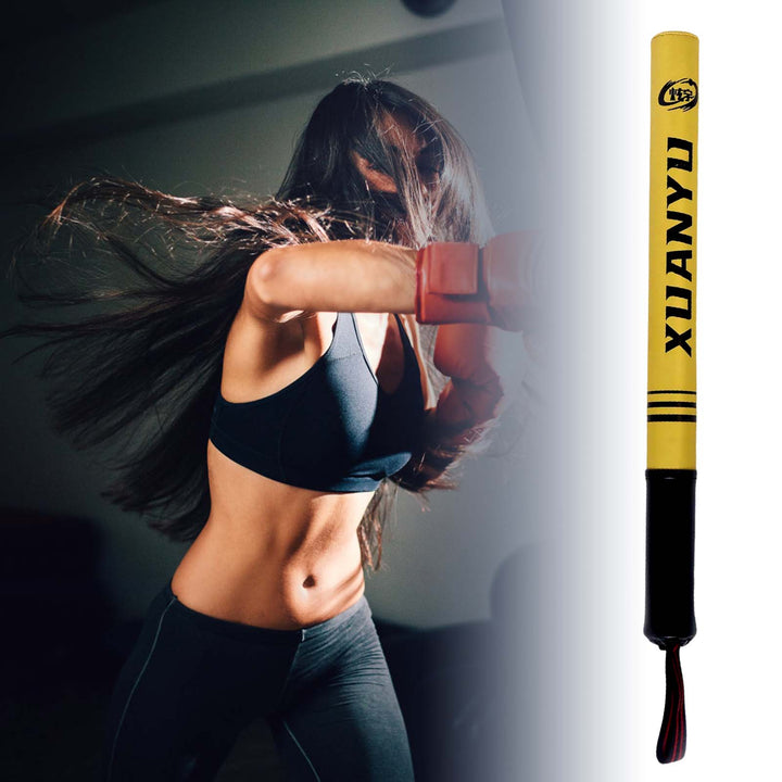 Premium Boxing Training Stick – PU Leather Kicking Practice Pad for Speed & Agility – Focus Target Sticks for Kickboxing, 