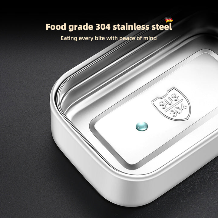 Premium 304 Stainless Steel Lunch Box – 1/2 Layer Microwavable Bento Box for Adults & Kids, Leak-Proof, Portable, Healthy 