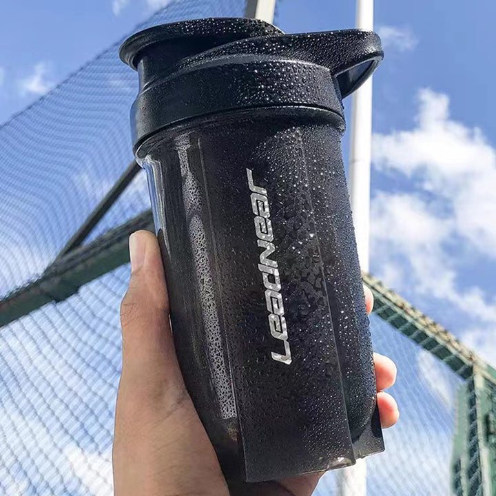Premium 500ML Portable Sport Shaker Bottle – Leak Proof Protein Powder Shaker for Gym & Fitness – Durable, Easy Grip with 