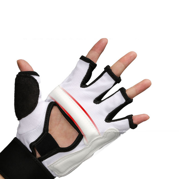 Premium Kickboxing Gloves – High Quality MMA Gloves for Muay Thai & Boxing Training – PU Leather Half Mitts for Fighters 