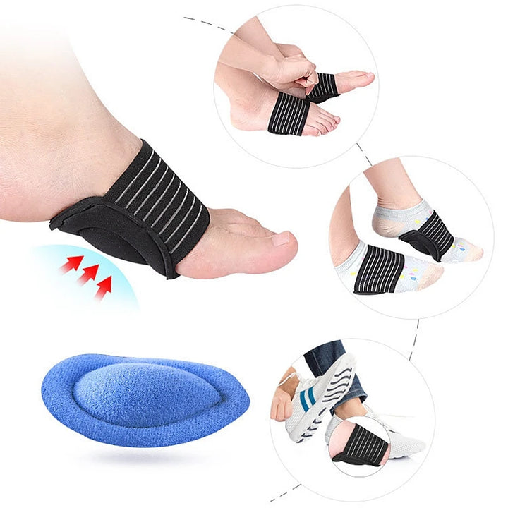 Premium Plantar Fasciitis Insoles for Flat Feet - Arch Support Shoe Pads, Orthopedic Comfort for Men & Women, Soft EVA & 