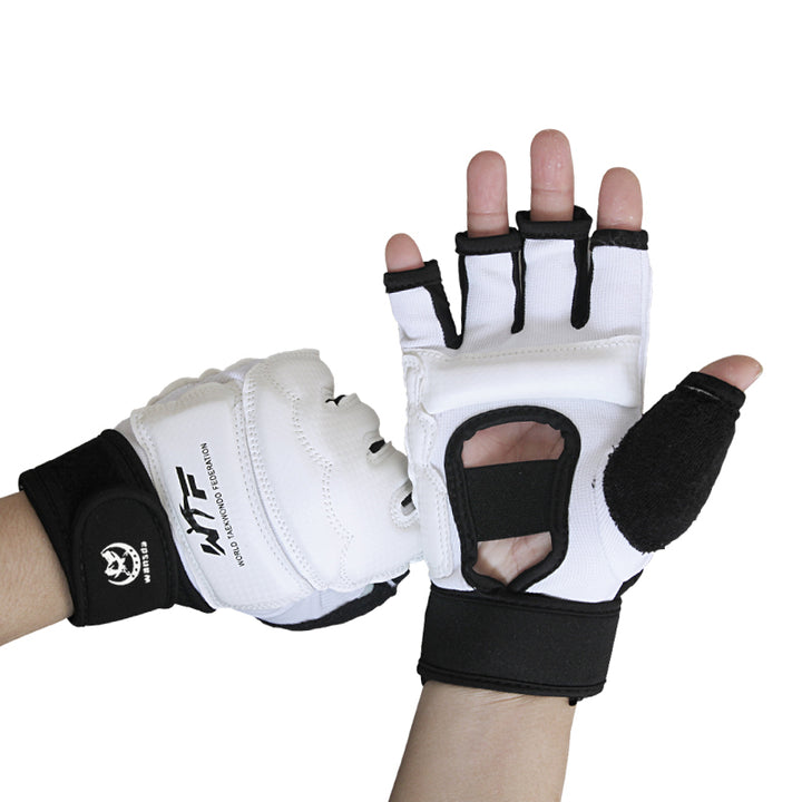 Premium Kickboxing Gloves – High Quality MMA Gloves for Muay Thai & Boxing Training – PU Leather Half Mitts for Fighters 