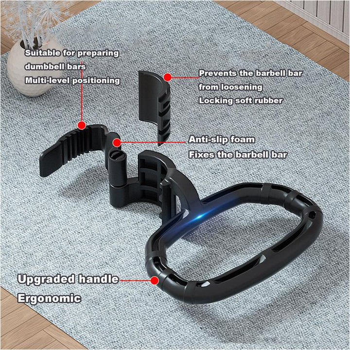 Premium Dumbbell to Kettlebell Converter – Portable Kettlebell Adapter for Home Gym Workouts – Sturdy Grip Handle for Heavy