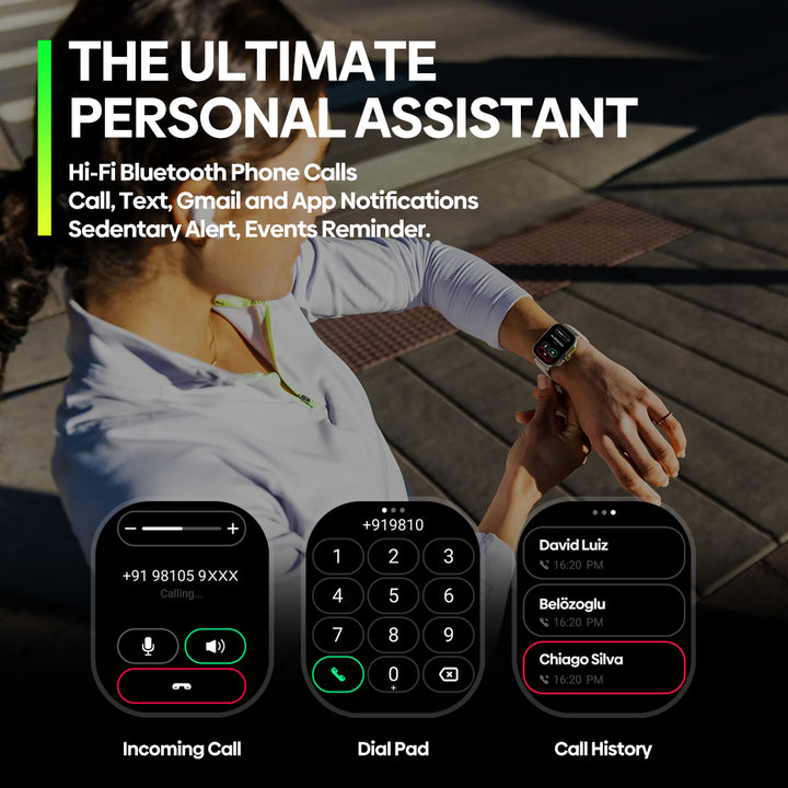 Luxury GPS Smartwatch – 2.15" AMOLED Display with Built-in GPS, Fitness Tracking, Bluetooth Calling, and 100+ Sports Modes