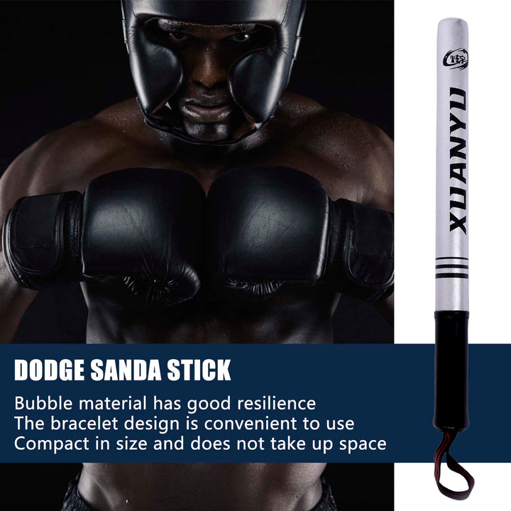 Premium Boxing Training Stick – PU Leather Kicking Practice Pad for Speed & Agility – Focus Target Sticks for Kickboxing, 