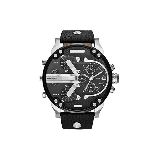 Premium Men's Sport Watch, Luxury Stainless Steel Analog Quartz, Fashionable Casual & Business Design, Large Dial, Calendar Feature, Elegant Gift for Men