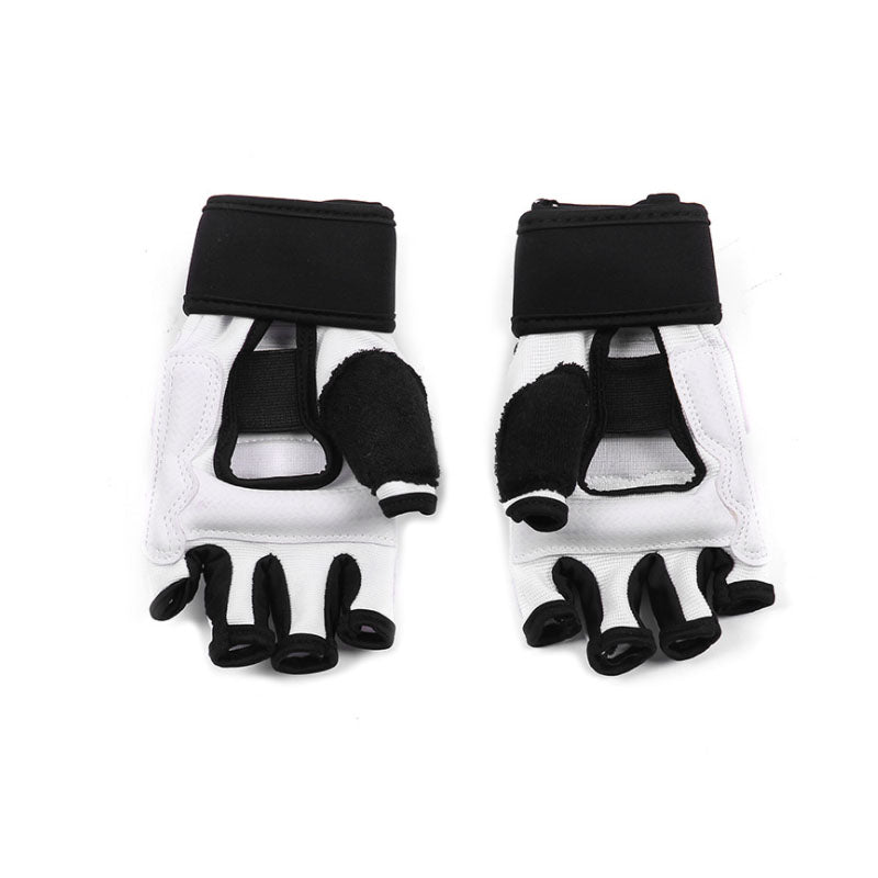 Premium Half Finger Boxing Gloves – Taekwondo, Karate, Muay Thai Training Gloves for Kids & Men – Foot Protector for  