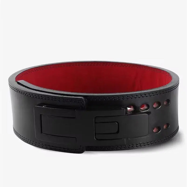 Premium 13MM Weight Lifting Belt with Lever Buckle – Heavy Duty Gym Powerlifting Belt for Men & Women, Competition Level 