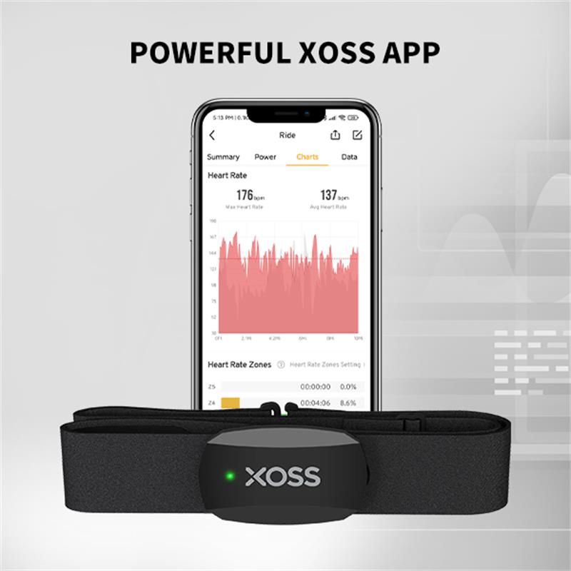 Premium Chest Strap Heart Rate Monitor – Bluetooth & ANT+ for Cycling, Running, Hiking, Fitness, Smart Bicycle Sensor