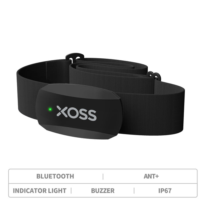 Premium Chest Strap Heart Rate Monitor – Bluetooth & ANT+ for Cycling, Running, Hiking, Fitness, Smart Bicycle Sensor