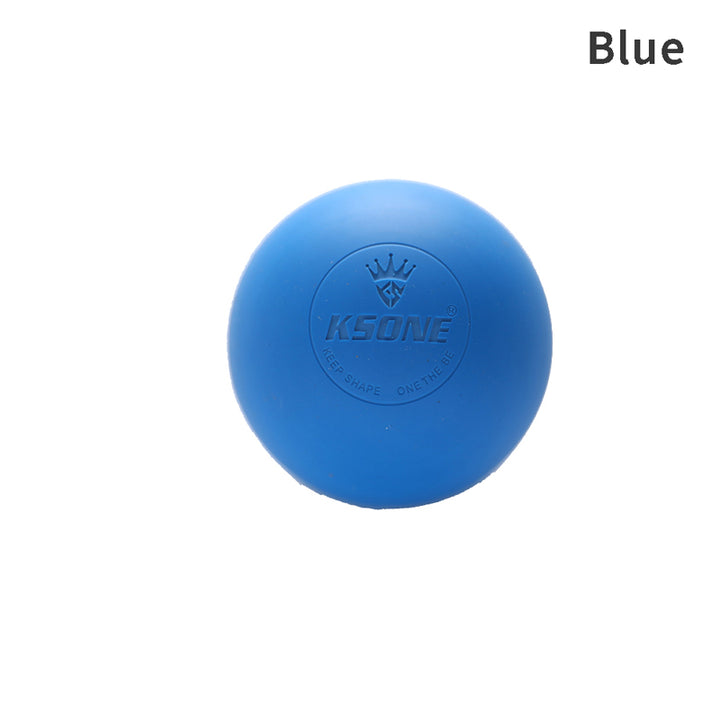 Premium Rubber Massage Ball for Muscle Relaxation, Pain Relief, and Trigger Point Therapy – Lacrosse Fascia Ball for Yoga