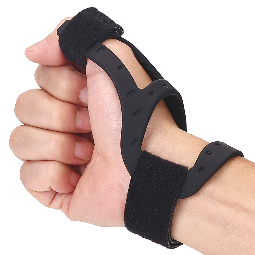 Premium Waterproof Silicone Thumb Brace for Tendonitis, Arthritis & Trigger Finger Pain Relief – Semi-Rigid Splint with