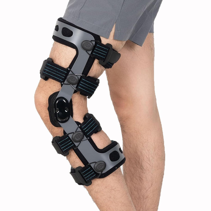 Premium Unloader Knee Brace for Arthritis Pain Relief, Osteoarthritis Support, Adjustable ROM Stabilizer, Post-Surgical Recovery, One Size Fits All, FDA Registered