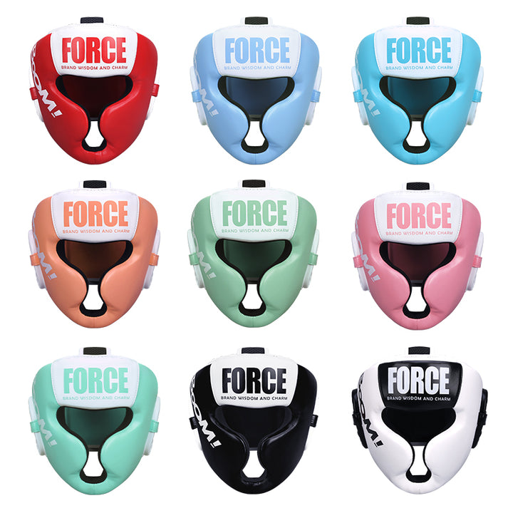 Premium Kickboxing Helmet – MMA Headgear, Karate, Muay Thai, Boxing, Sanda Training Protection for Adults & Kids, Adjustable