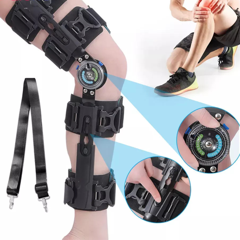 Premium Unloader Knee Brace for Arthritis Pain Relief, Osteoarthritis Support, Adjustable ROM Stabilizer, Post-Surgical Recovery, One Size Fits All, FDA Registered