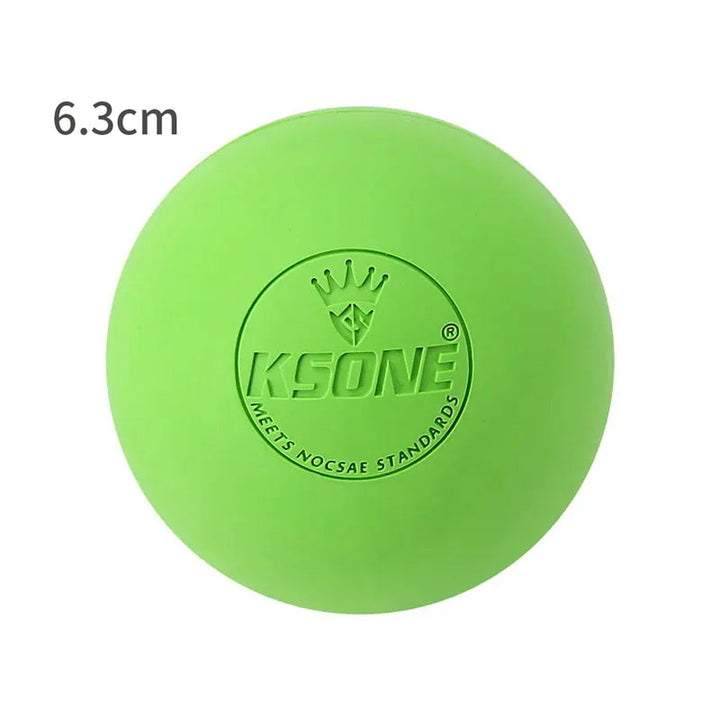 Premium Rubber Massage Ball for Muscle Relaxation, Pain Relief, and Trigger Point Therapy – Lacrosse Fascia Ball for Yoga