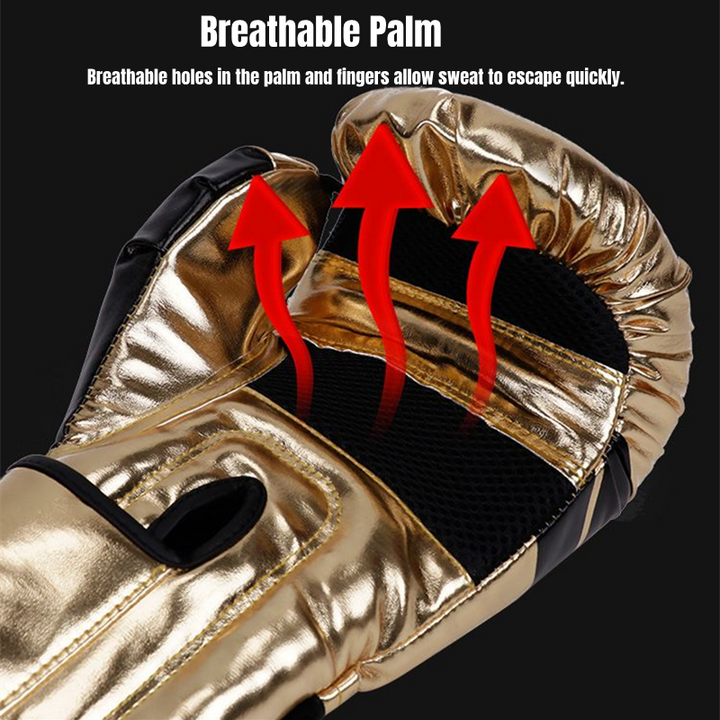 Premium Boxing Gloves for Men & Women – High Quality Leather, Durable Combat Gloves for MMA, Muay Thai, Karate & Sanda 