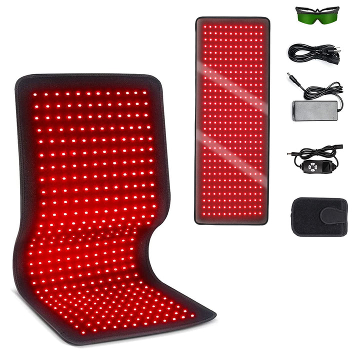 Premium Red & Infrared Therapy Belt - Pain Relief & Slimming LED Pad for Body & Muscle Recovery