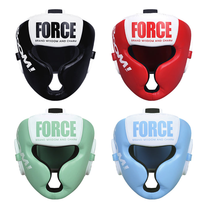 Premium Kickboxing Helmet – MMA Headgear, Karate, Muay Thai, Boxing, Sanda Training Protection for Adults & Kids, Adjustable