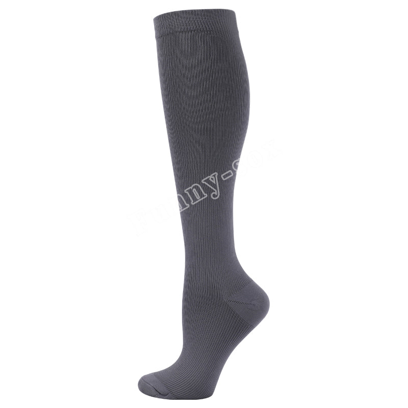 Premium Compression Socks for Men & Women – Elastic Sports, Running, Hiking, Pregnancy & Flight Socks for Varicose Veins, Swollen Legs, Marathon Support