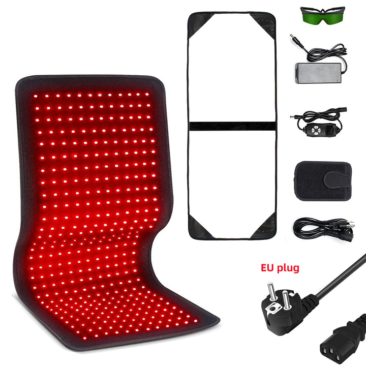 Premium Red & Infrared Therapy Belt - Pain Relief & Slimming LED Pad for Body & Muscle Recovery